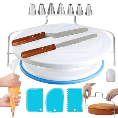 Cake Turntable Stand KIT – Valley Cake and Candy Supplies